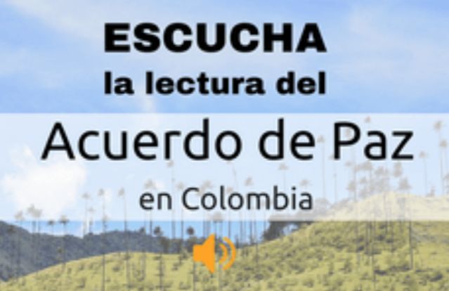 El audio del Acuerdo de Paz en Colombia - Ya no tienes que leer todas las páginas