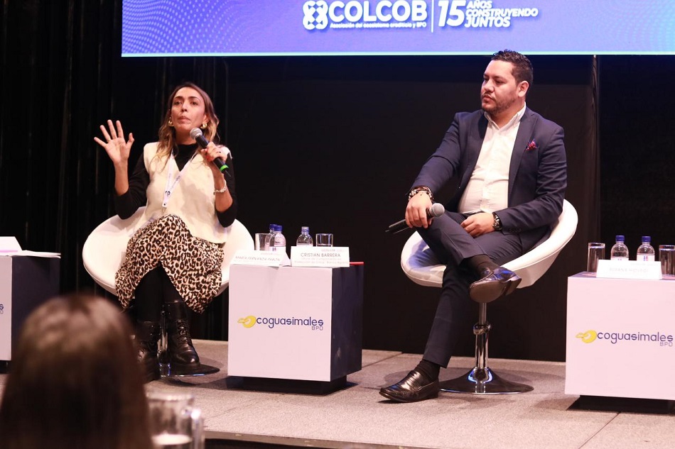 María Camila Piedrahita, especialista en nuevas tecnologías y propiedad intelectual, y Erick Rincón, fintech legal tech y director de TIC Tank.