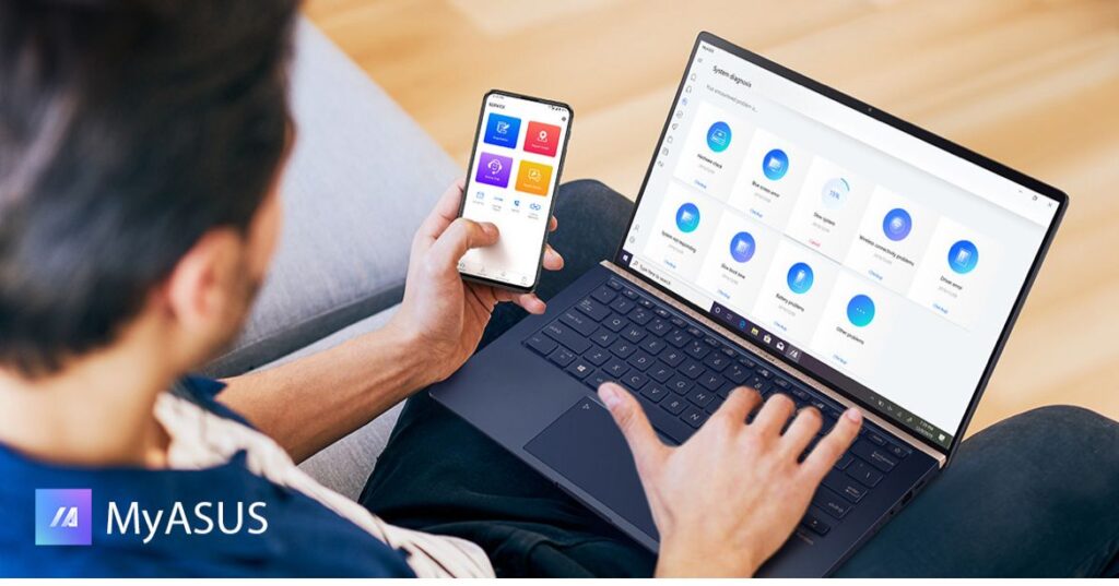 MyAsus le ayuda a personalizar su pc