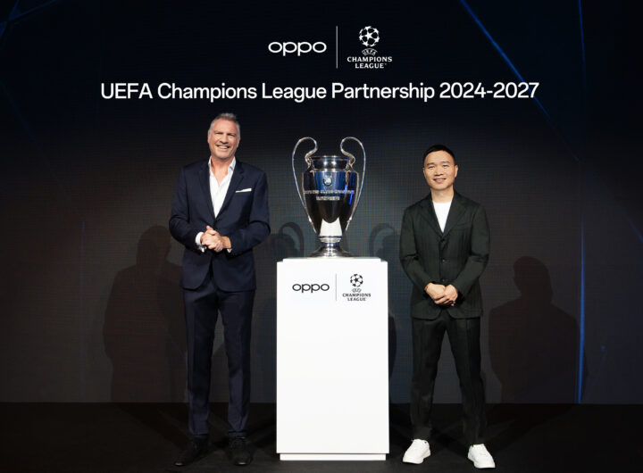 Group Photo of OPPO and UEFA Representatives